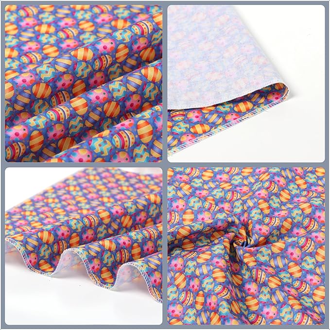 ARING PET Easter Dog Bandanas, Cute Purple Colorful Eggs Pet Bandana Scarf Triangle Bibs for Puppy Small Medium Large Boy Girl Dogs Cats-S