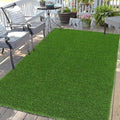 Bsmathom Artificial Grass Rug Indoor Outdoor Rug, 4x6Ft Artificial Grass Area Rug for Patio, Synthetic Artificial Grass Turf Fake Grass Rug with Drainage Holes for Balcony Garden Lawn Landscape