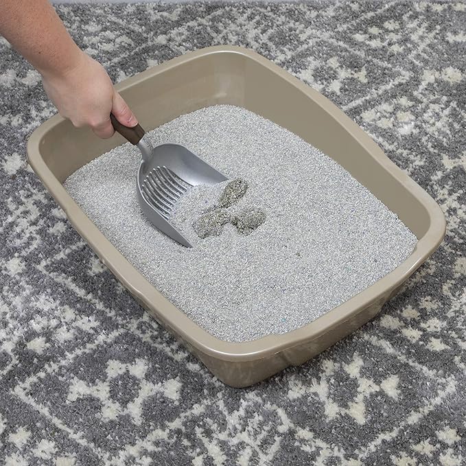 Kitty City Metal Cat Litter Scoop – Durable Non-Stick Aluminum Cat Scoop with Ergonomic Handle, Wide Slotted Design for Easy Cleaning, Reusable & Long-Lasting