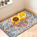 Pet Feeding Mat for Floors Waterproof Dog Mat for Food and Water Absorbent Quick Dry Non Slip mat for Cat Bowls