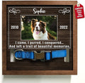 Customized Dog Picture Frames for Dogs That Passed Personalized Gifts for Pets Cat Memorial Frames Pet Photo Frames and Memorials Loss of Cat Gifts Rainbow Bridge Puppy Loss Gifts