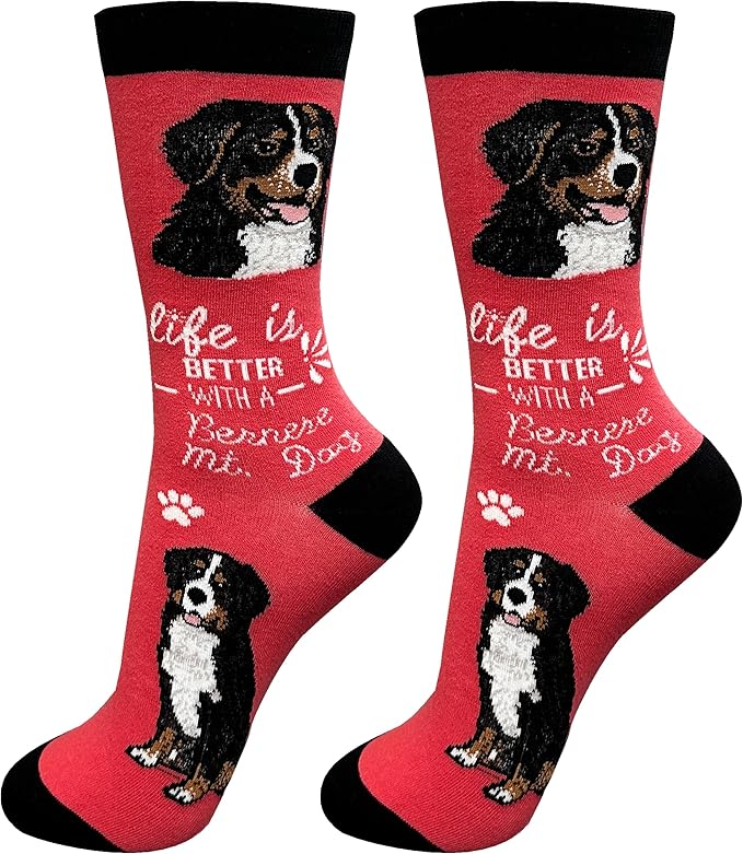 E&S Pets Pet Lover Socks - Dog & Cat Socks - Unisex Novelty Gifts