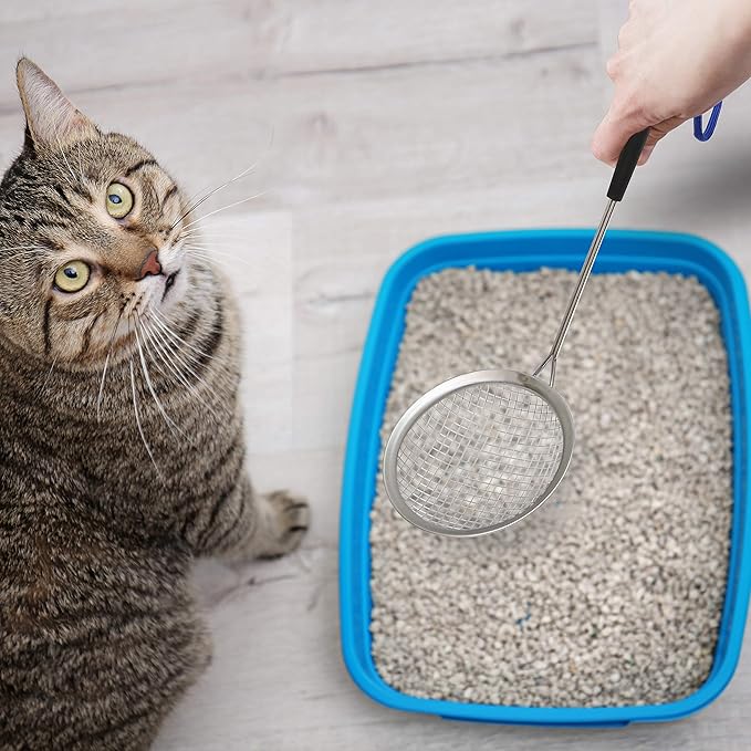 Sand Dipper Scoop - Stainless Steel Hygienic Cat Litter Scoop (Big Dipper)