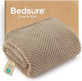 Bedsure Dog Blanket for Small Dogs Washable - Fluffy Fuzzy Puppy Cat Blanket with Premium 300GSM Coral Fleece Soft for Pet Kitten Doggy, Brown, 25x35IN