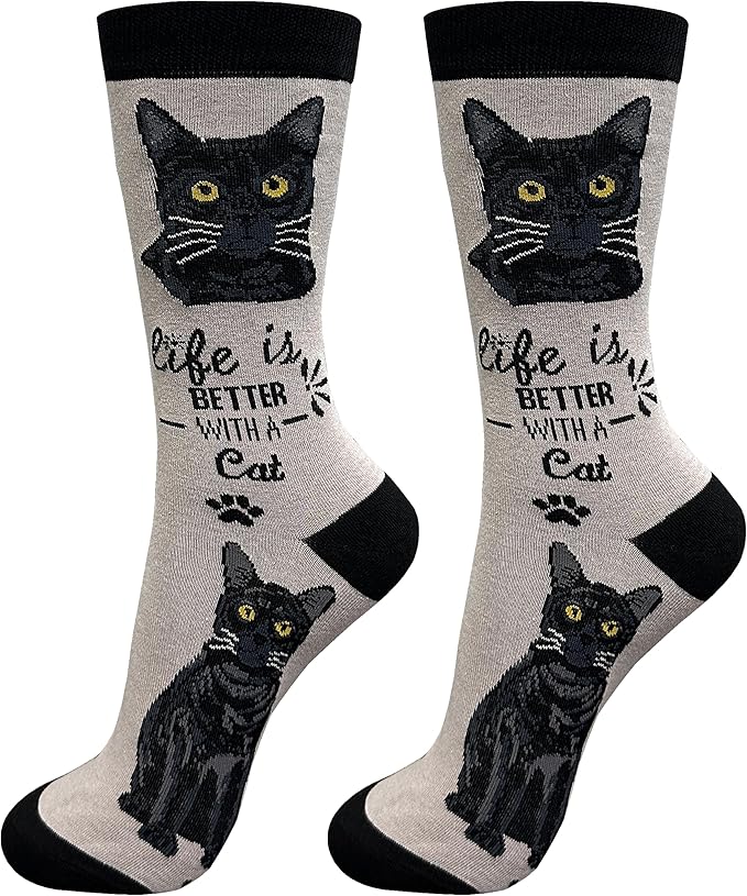 E&S Pets Pet Lover Socks - Dog & Cat Socks - Unisex Novelty Gifts