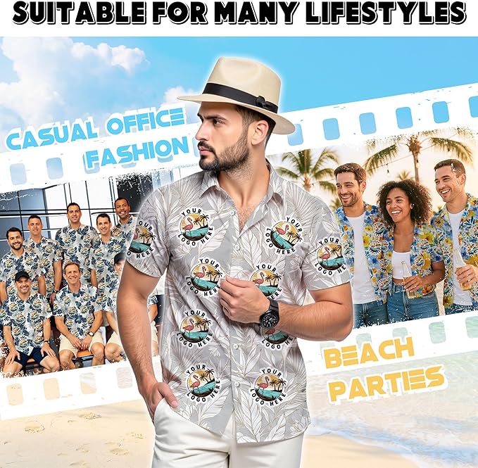 Custom Hawaiian Shirt with Face Photo Picture for Men Women Kids Youth Adult, Tropical Personalized Hawaiian Shirts Gift