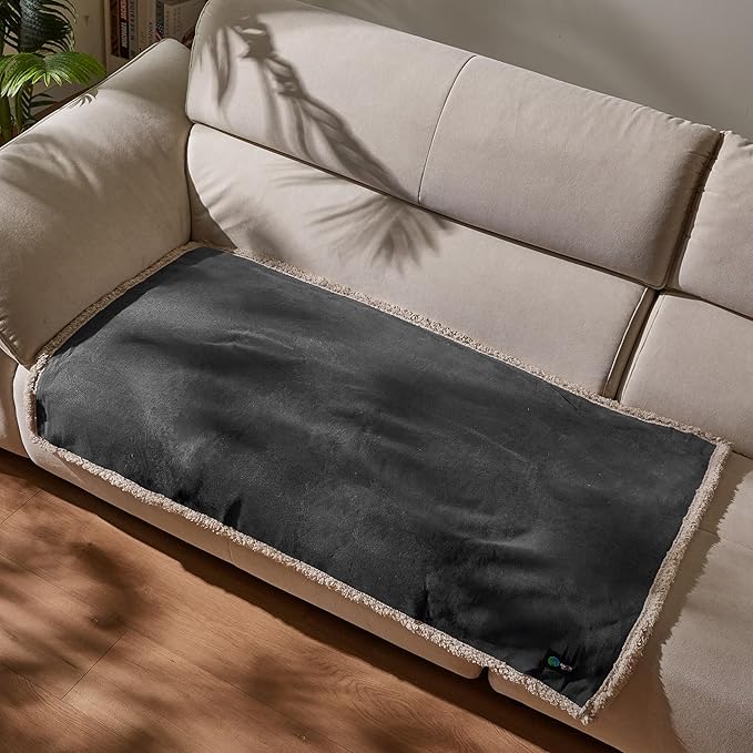 Kritter Planet Waterproof Dog Blanket, Reversible Water Proof Pet Blanket for Couch, Bed & Car, Washable Couch Covers for Medium Dogs - Protects Furniture from Fur, Dirt, and Accidents