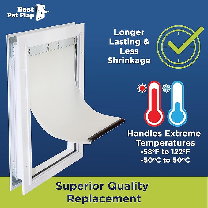 Medium Non PVC Compatible w/PetSafe PAC11-11038 - 8 1/8" x 12 7/8" Longer Lasting, Most Energy Efficient, Less Shrinkage, BPA Free (Pack of 2)
