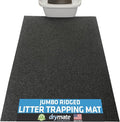 Drymate Cat Litter Box Mat, Litter Trapping Mat, Waterproof, Urine-Proof, Absorbent, Machine Washable, Soft on Paws, Contains Mess, Protects Floors, Kitten Supplies, Charcoal, 30x45 Jumbo XXL