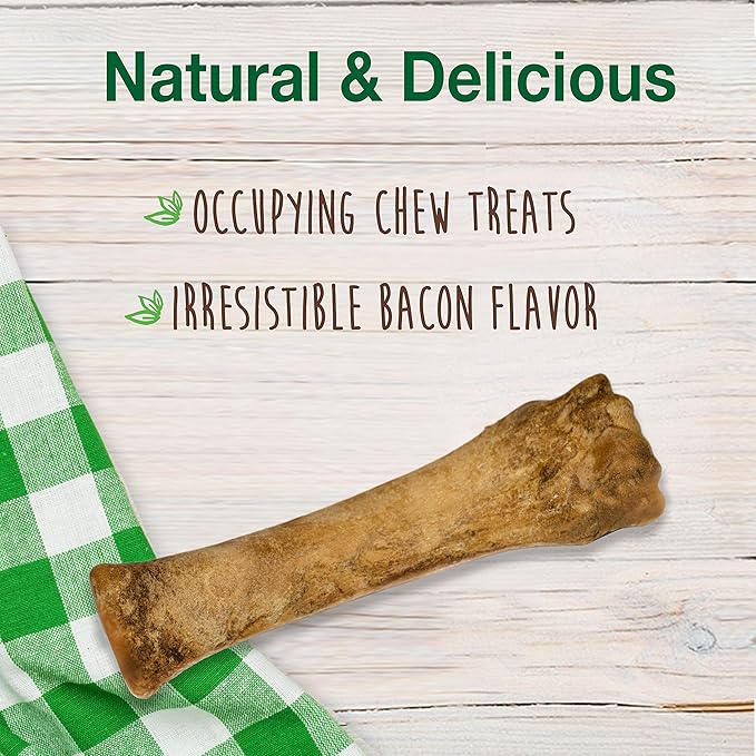 Nylabone Healthy Edibles Natural Dog Chews, Long Lasting Bones for Dogs, Roast Beef & Chicken Flavor Dog Treats, X-Large (4 Count)