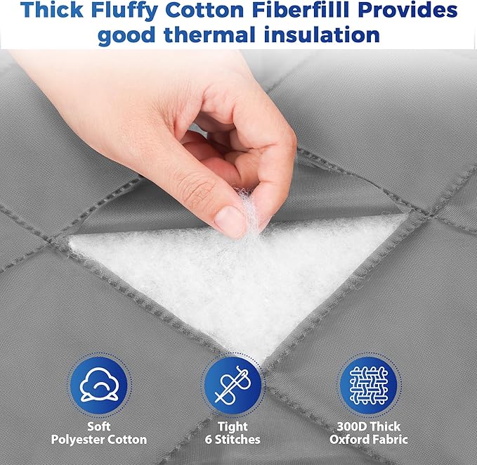 Cotton Thermal Door Screen Draft Stopper Cover Made of Oxford and Cotton Fill Fit 32x80inch Door Screen Door Itself Size 34x82inch Curtains for Winter, Insulated Door Curtain for Doors