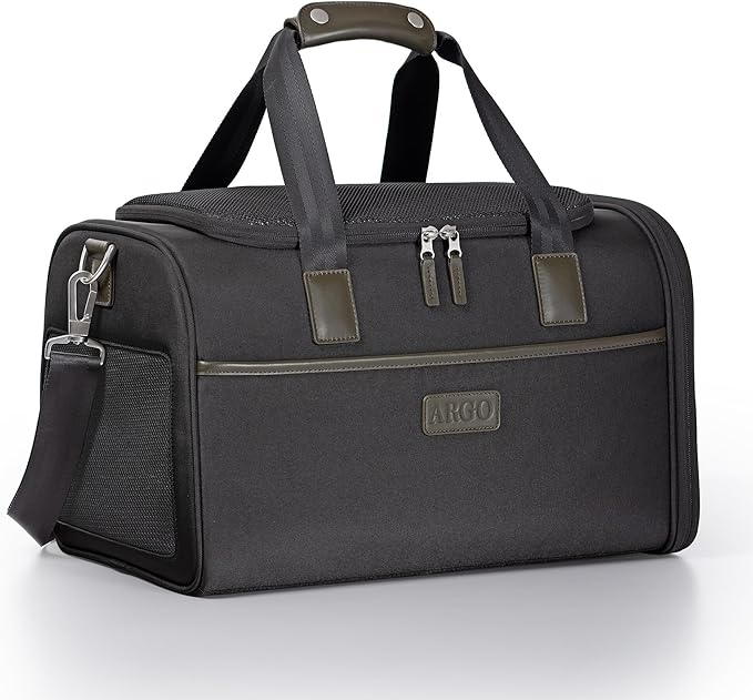 Traveler's Choice Argo Pawsport to Adventure Pet Carrier, Black