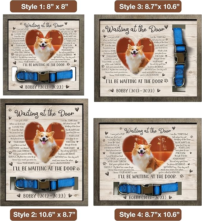 Personalized Pet Memorial Gifts Dog Memory Gifts Cat Memorial Frame Dog Died Sympathy Gift Pet Memorial Plaques Personalized For Pet That Passed Cat Picture Frame Best