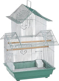 Prevue Hendryx SP1720-4 Shanghai Parakeet Cage, Green and White