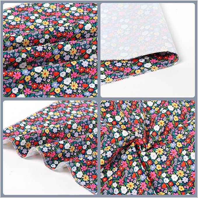 ARING PET Floral Dog Bandana, Spring Summer Colorful Flower Girl Pet Bandana Scarf Triangle Bibs for Puppy Small Medium Large Dogs-S