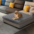 Waterproof Dog Blanket, 40x50 inches Pet Couch Covers for Sofa, Bed Furniture Protector from Dogs Washable and Reversible-Lightgrey+Darkgrey