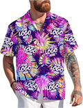 Custom Hawaiian Shirt with Face Photo Picture for Men Women Kids Youth Adult, Tropical Personalized Hawaiian Shirts Gift