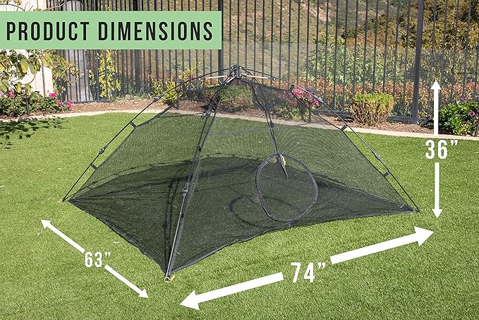 Outback Jack Cat Tent Large for Outdoor or Indoor Enclosures - Portable Playhouse Play Tents for Outside or Inside Cats & Small Animals, Kitten House Happy Habitat