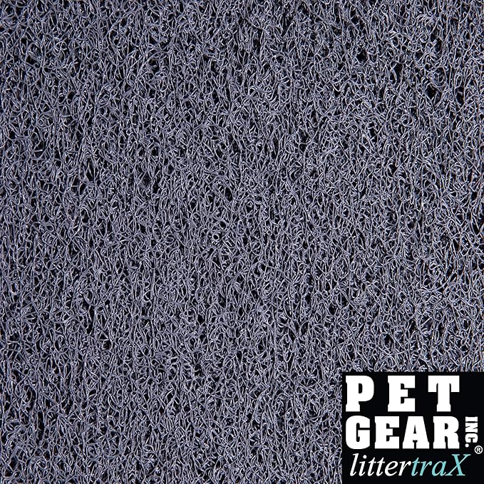 Pet Gear Pro Pawty for Cats with littertraX Mat, Put an end to Scattered Litter, Foldable, Easy Clean, Litterbox not Included, Grey