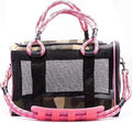 Buddy's Best Airline Approved Pet Carrier – Army Camo & Pink Heavy Duty, Fits Under Seat, TSA Compliant, Ventilated Mesh Design w/Waterproof Base & Reflective Safety Strips