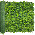 Artificial Plant Wall Roll: 40X120 in (33.5 sqft) UV-Anti Ivy Privacy Fence Screen Faux Greenery Panels Backdrop Boxwood Ivy Vine Leaf Hedge Fence for Indoor Outdoor Green Decor