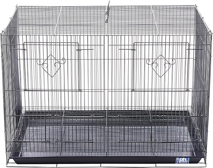 Prevue Hendryx SPF063 Divided Flight Cage, Black